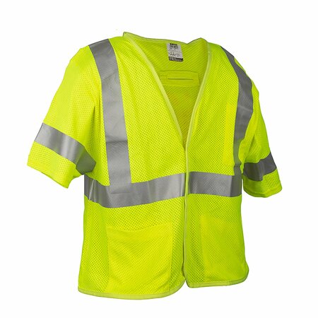 CORDOVA Modacrylic Safety Vest, COR-BRITE, Type R, Class 3, FR, 3XL VMFR3013XL